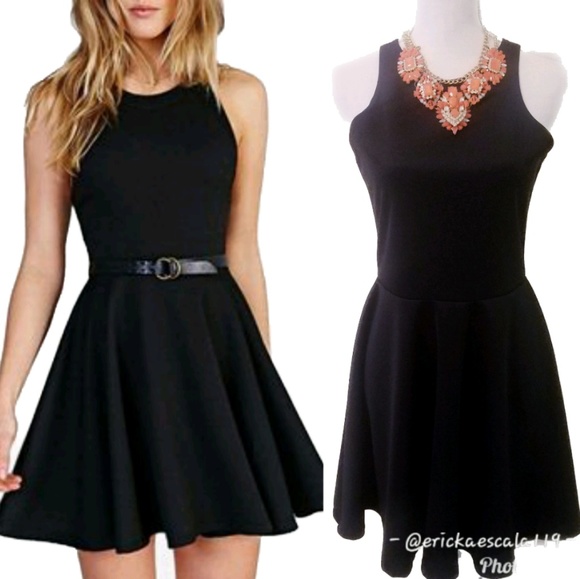 Honey Punch Dresses & Skirts - Lulu's Honey Punch Razorback Scuba Flare Dress